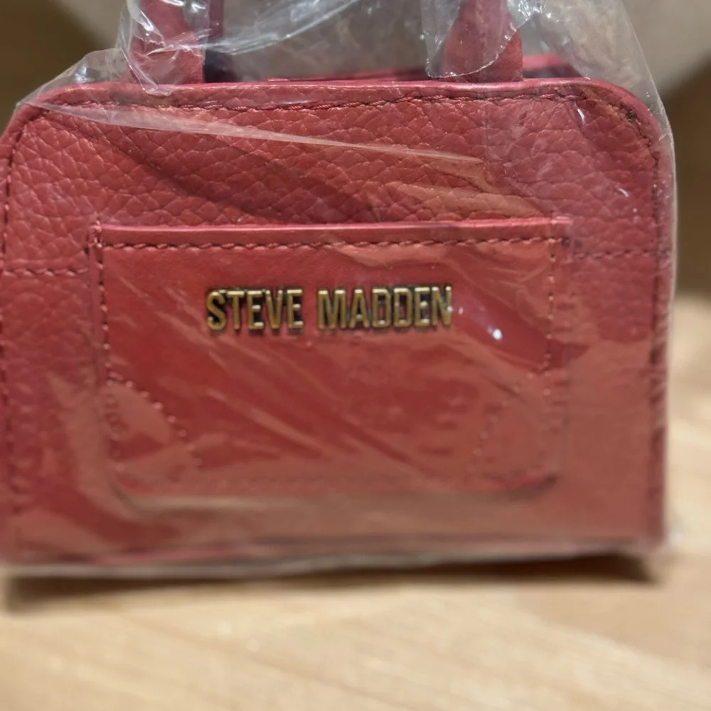 Steve Madden Mini Red Orange Bag - Picture 5 of 5